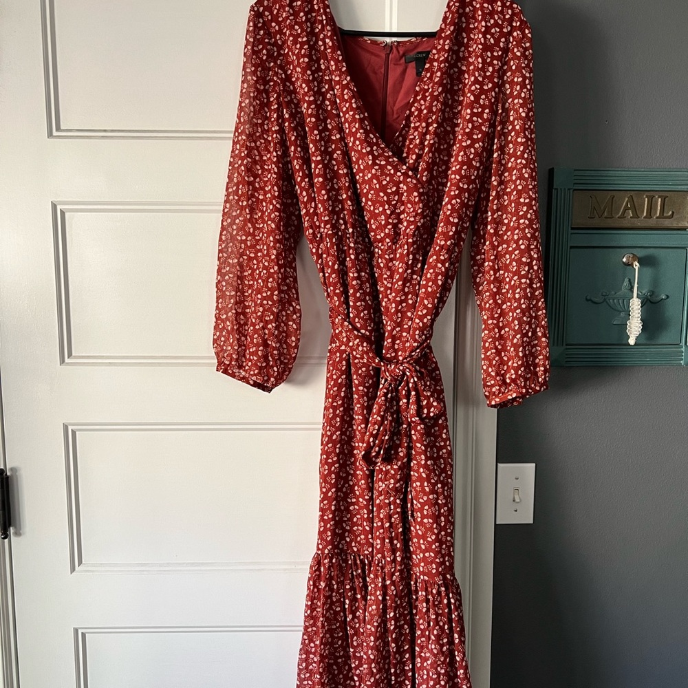 Summer midi dress j crew